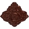 Ekena Millwork Ashford Ceiling Medallion, Hand-Painted Antique Copper, 42 3/4"W x 28 7/8"H x 1"P CM42X28ASACS - alternate 3